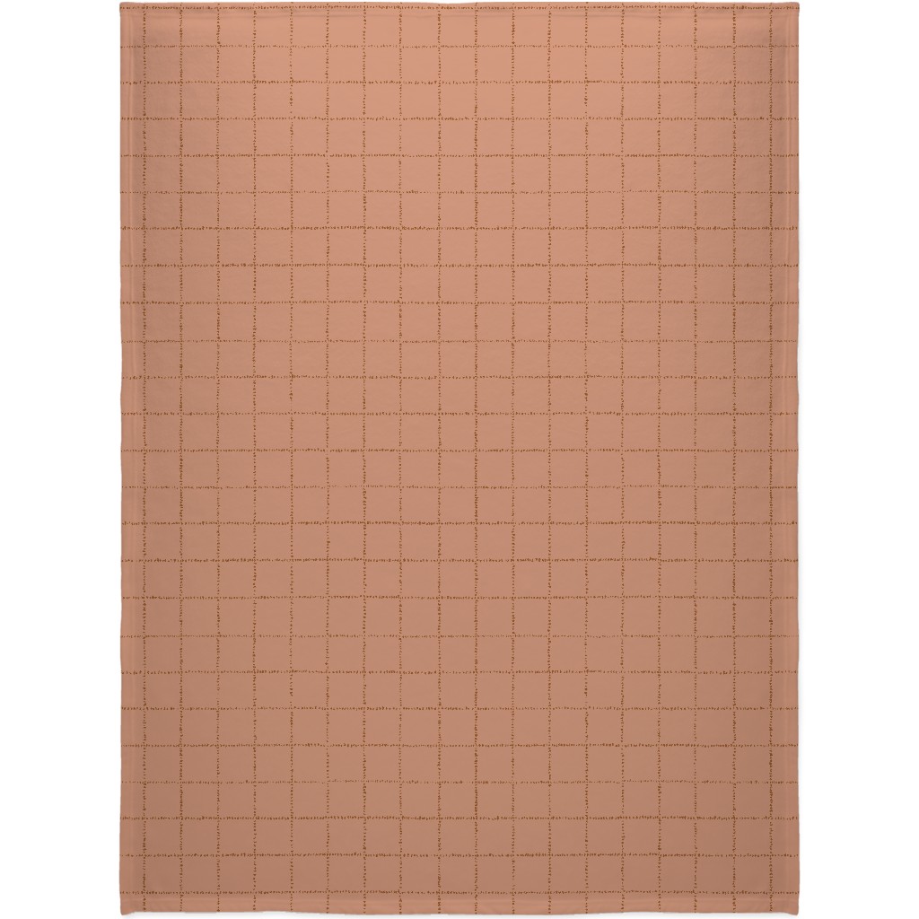 Soul Garden Blanket, Plush Fleece, 60x80, Orange, Pueblo