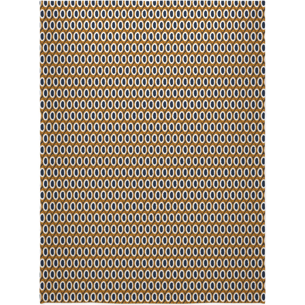 Honey Combo - Mustard Yellow Blanket, Plush Fleece, 60x80, Multicolor