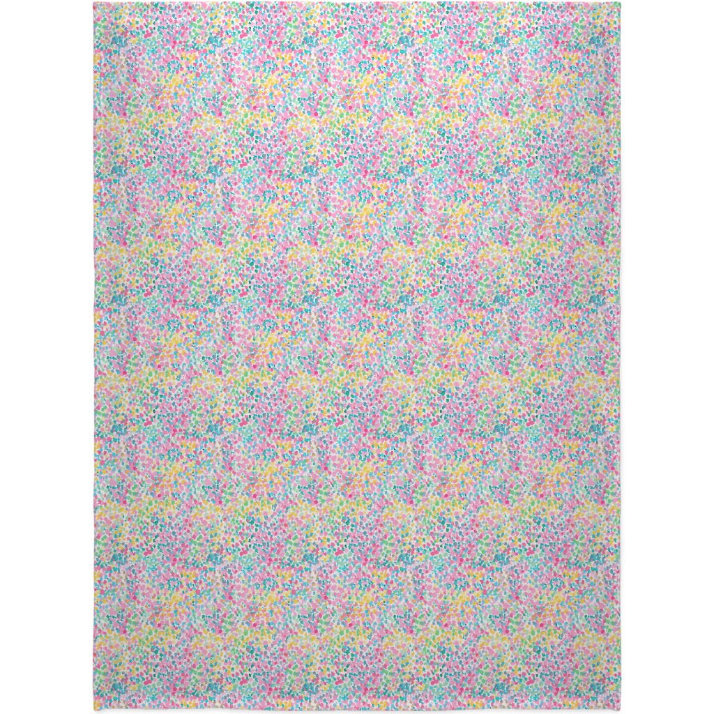 Lighthearted Summer Blanket, Plush Fleece, 60x80, Multicolor