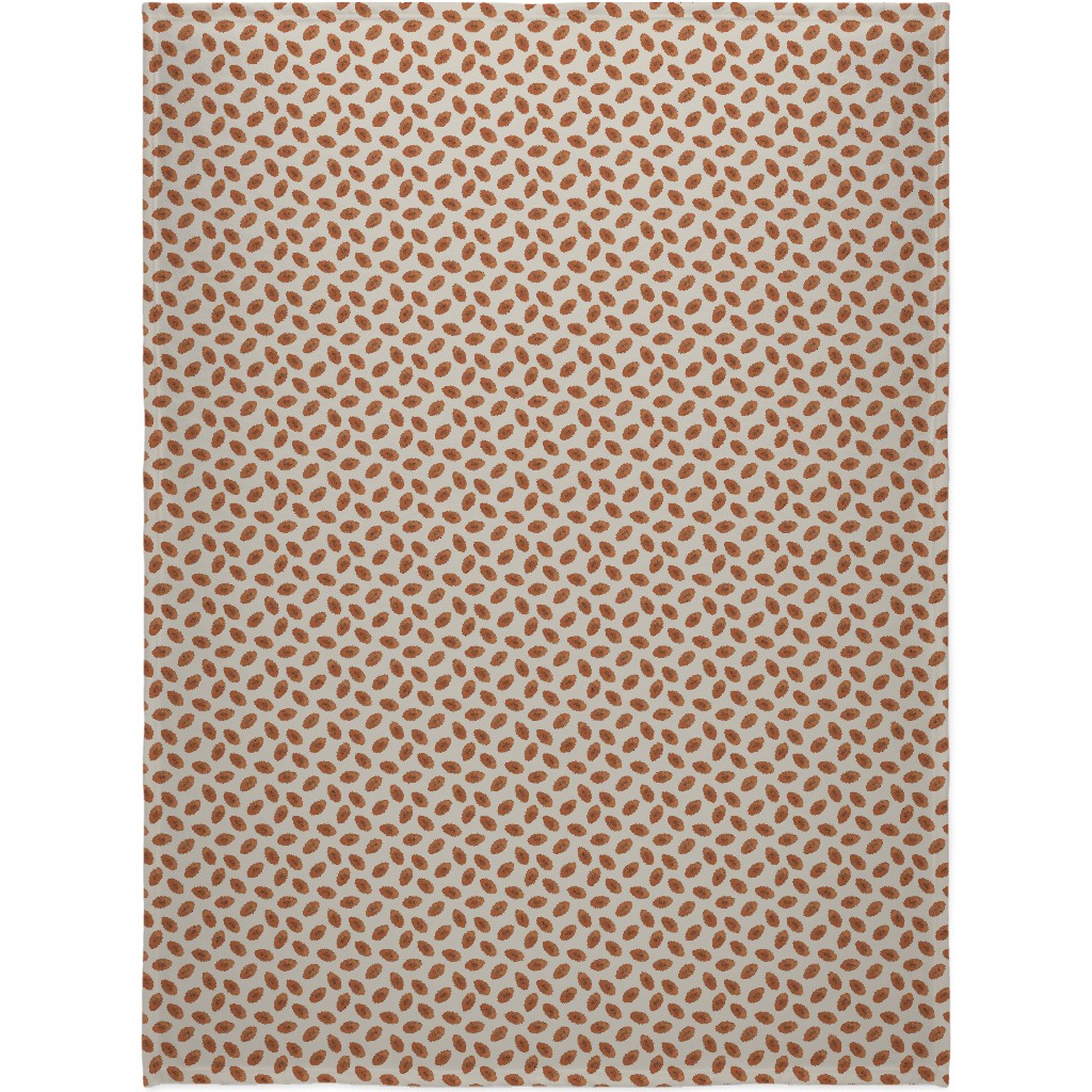 Vintage Football Blanket, Plush Fleece, 60x80, Brown, Limestone