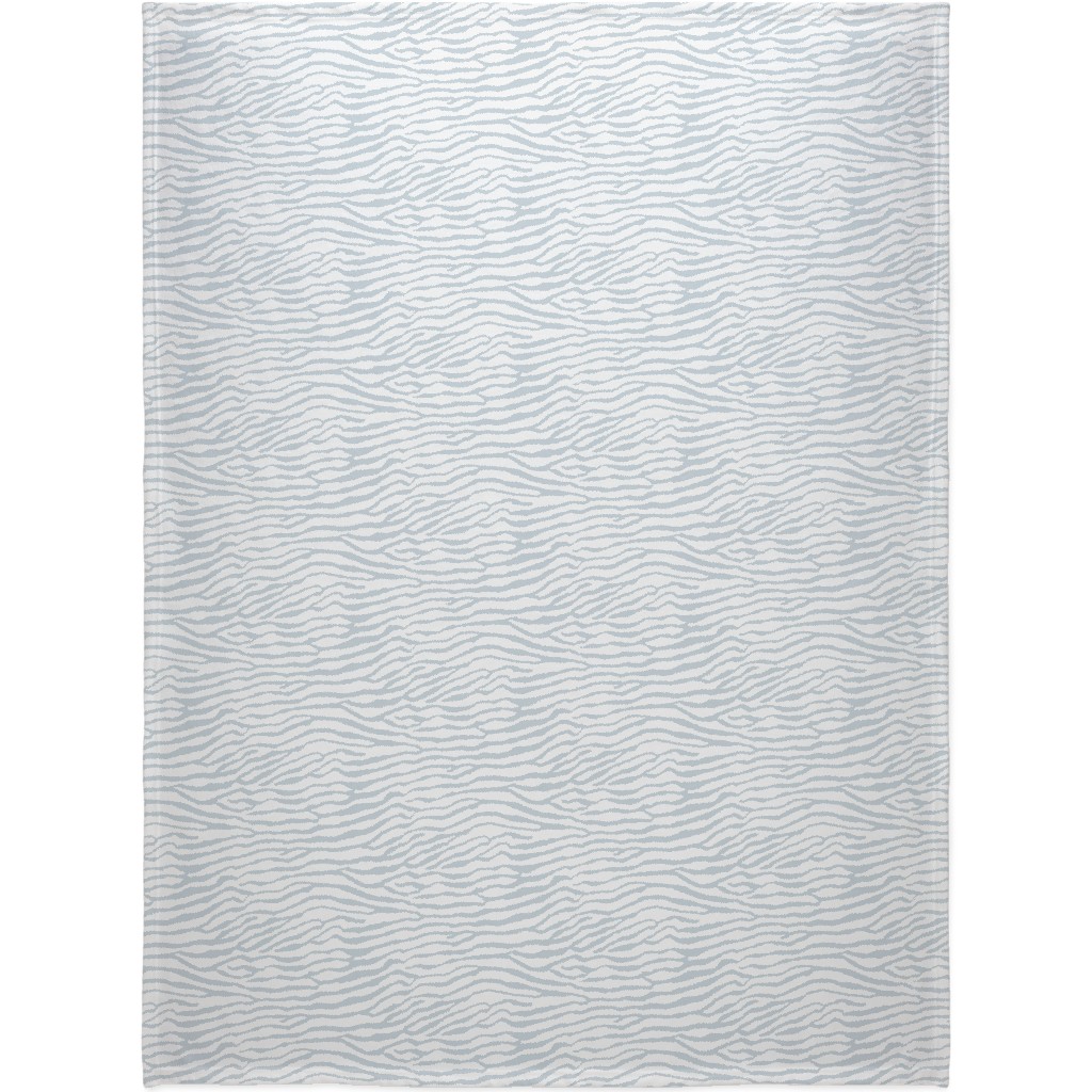 Brackenbury Beach Custom - Blue Blanket, Sherpa, 60x80, Gray