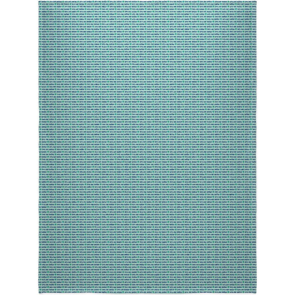 Love Your Mother - Earth Day - Mint Blanket, Sherpa, 60x80, Blue, True Blue