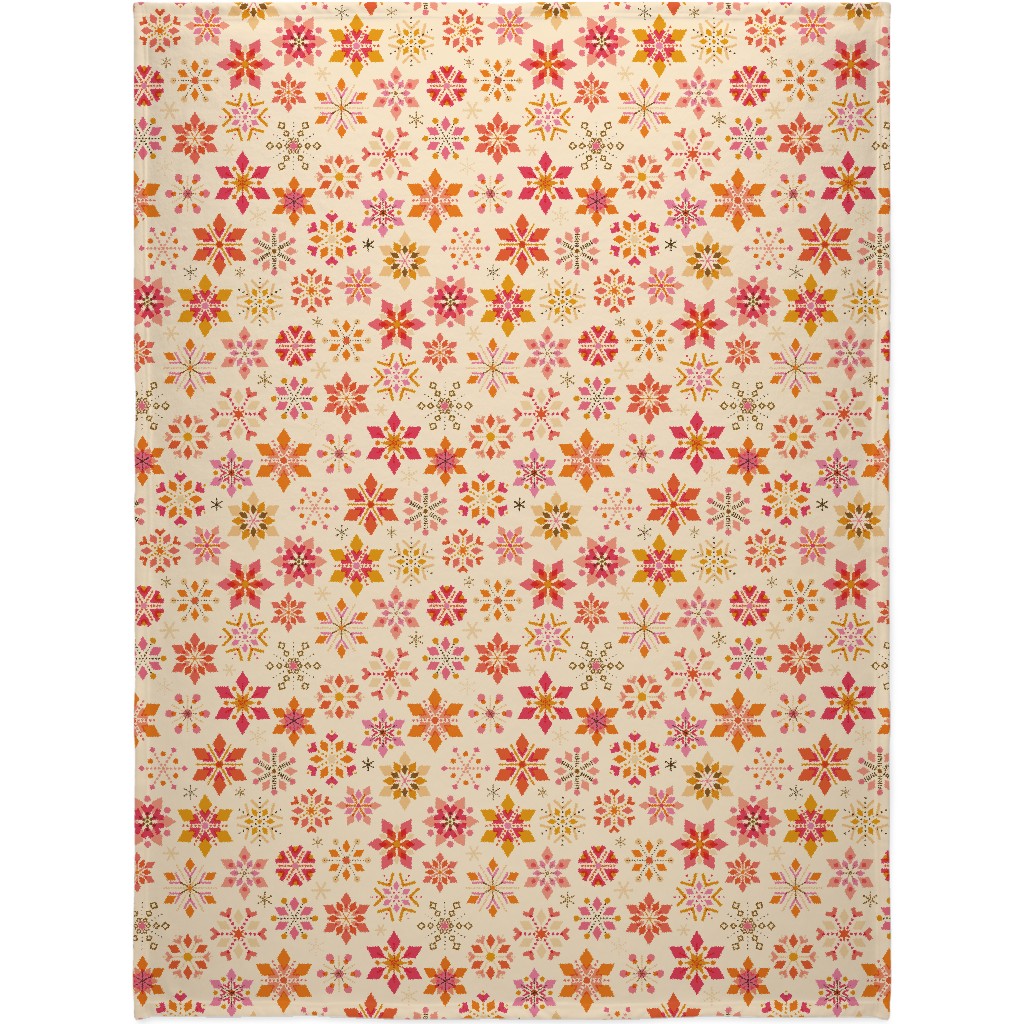 Winter Jewels - Multi Blanket, Sherpa, 60x80, Multicolor