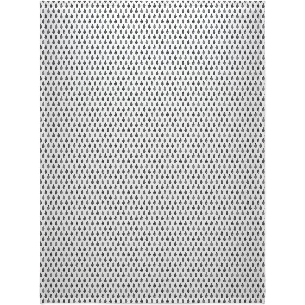 Drops Blanket, Sherpa, 60x80, Gray