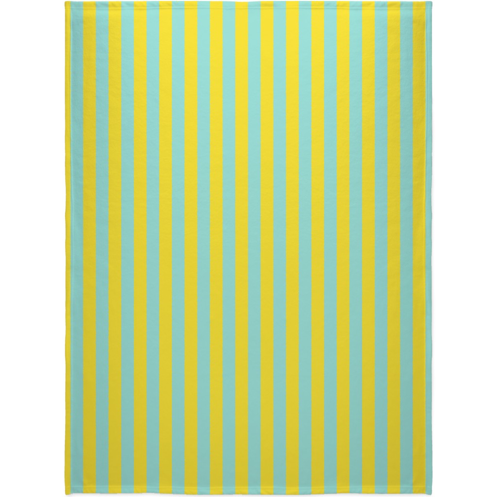 Vertical Stripes Blanket, Sherpa, 60x80, Blue, Frost