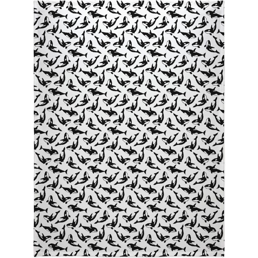 Orca Blanket, Sherpa, 60x80, White, White