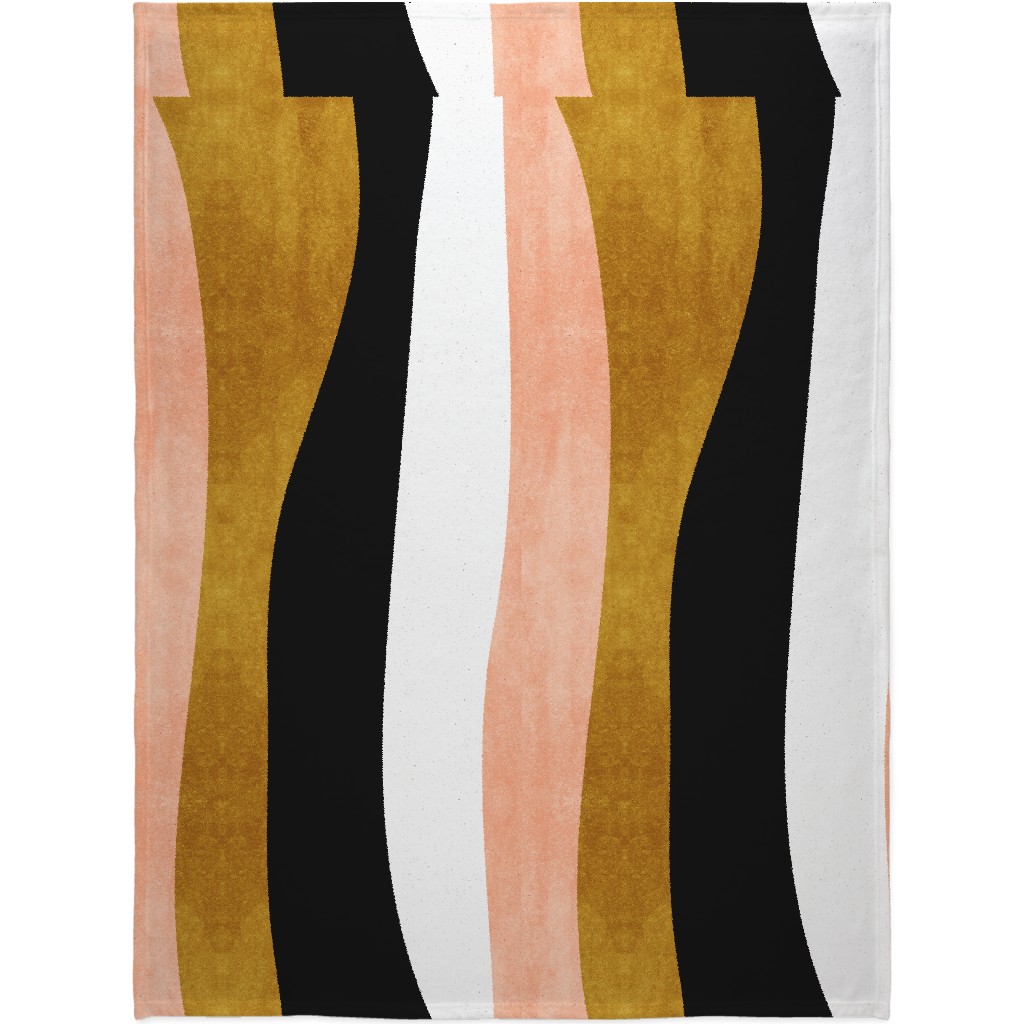 Undulate Vertical - Warm Blanket, Sherpa, 60x80, Multicolor