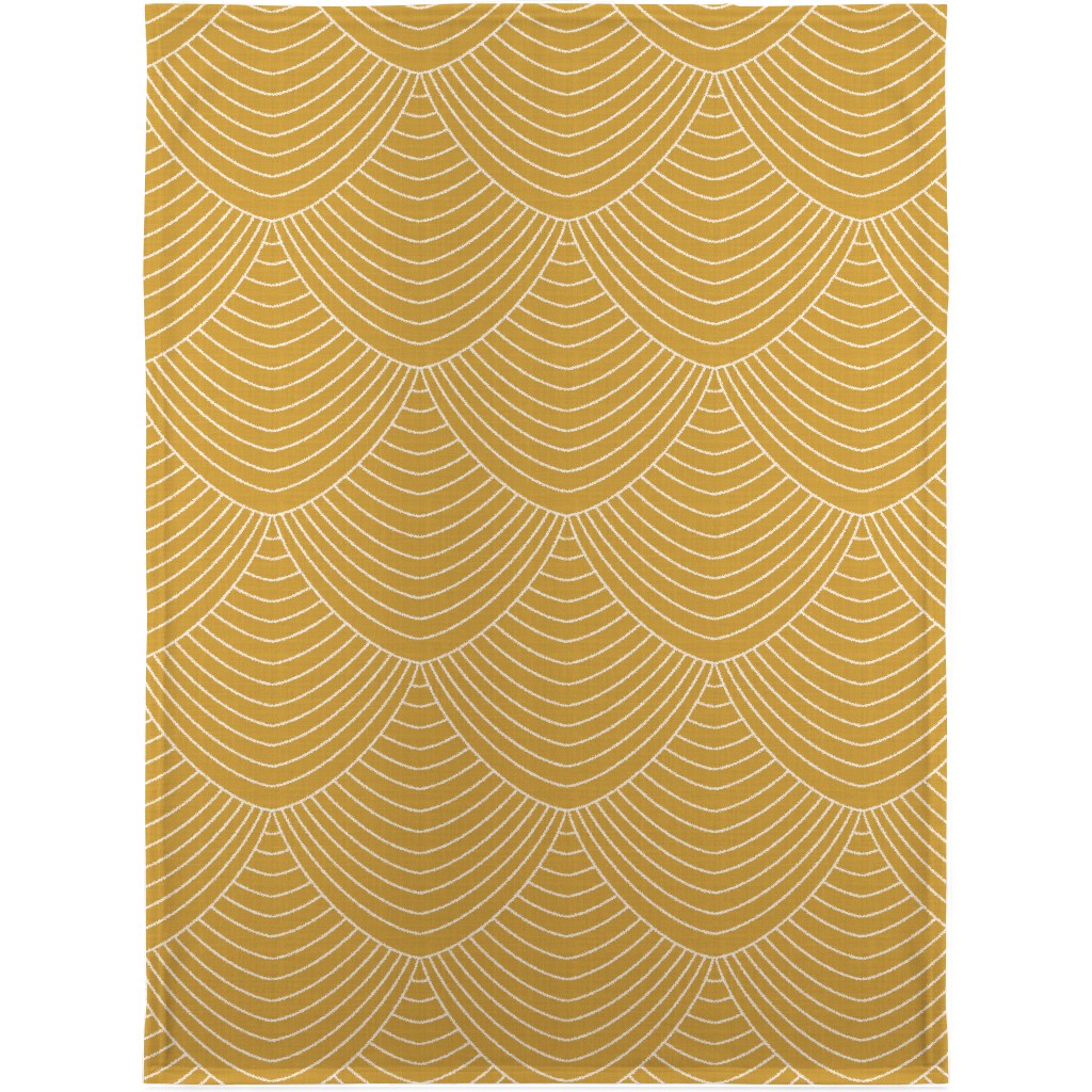 Gabrielle - Yellow Blanket, Fleece, 30x40, Yellow, Classic Yellow