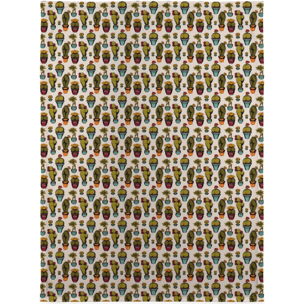Sexy Cactus - Multicolor Blanket, Fleece, 30x40, Multicolor