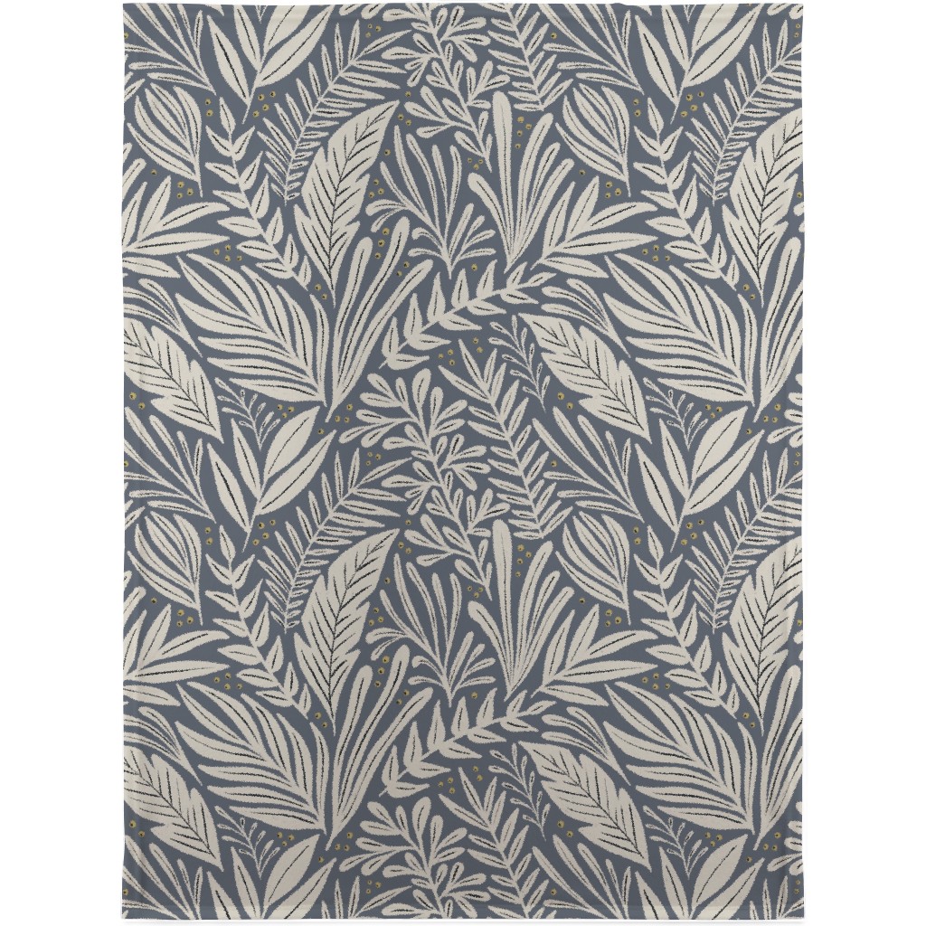 Annette Blanket, Fleece, 30x40, Gray, Cool Gray