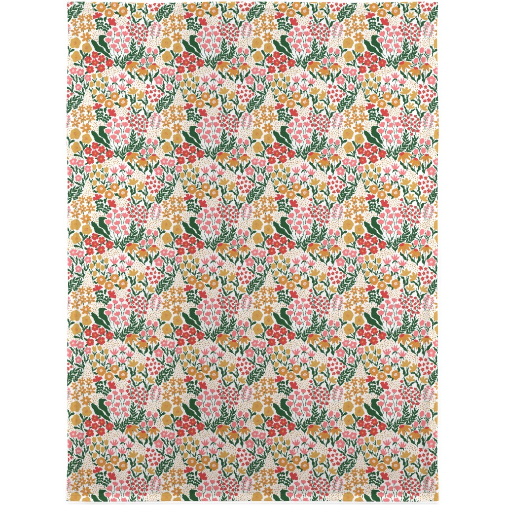 Wild Meadow - Light Blanket, Fleece, 30x40, Multicolor
