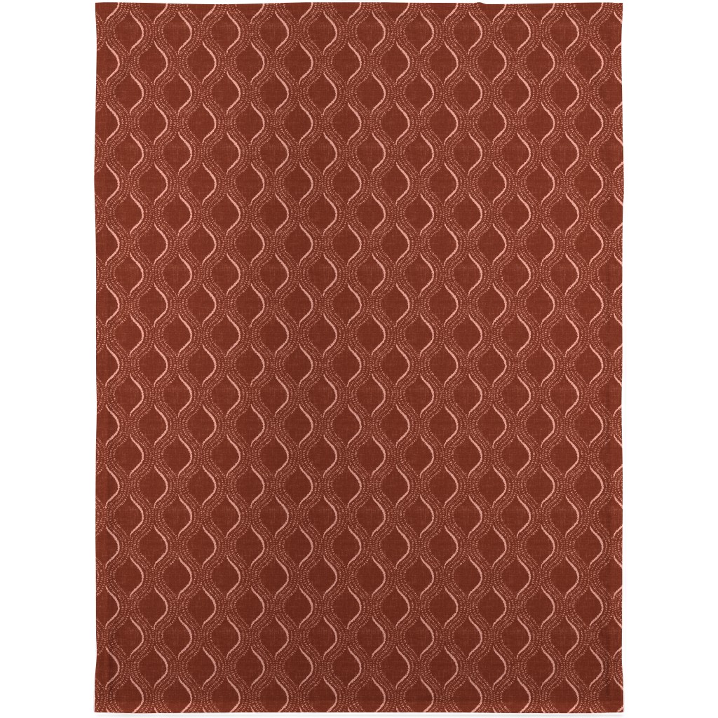 Forever Optimistic - Rust Blanket, Fleece, 30x40, Red