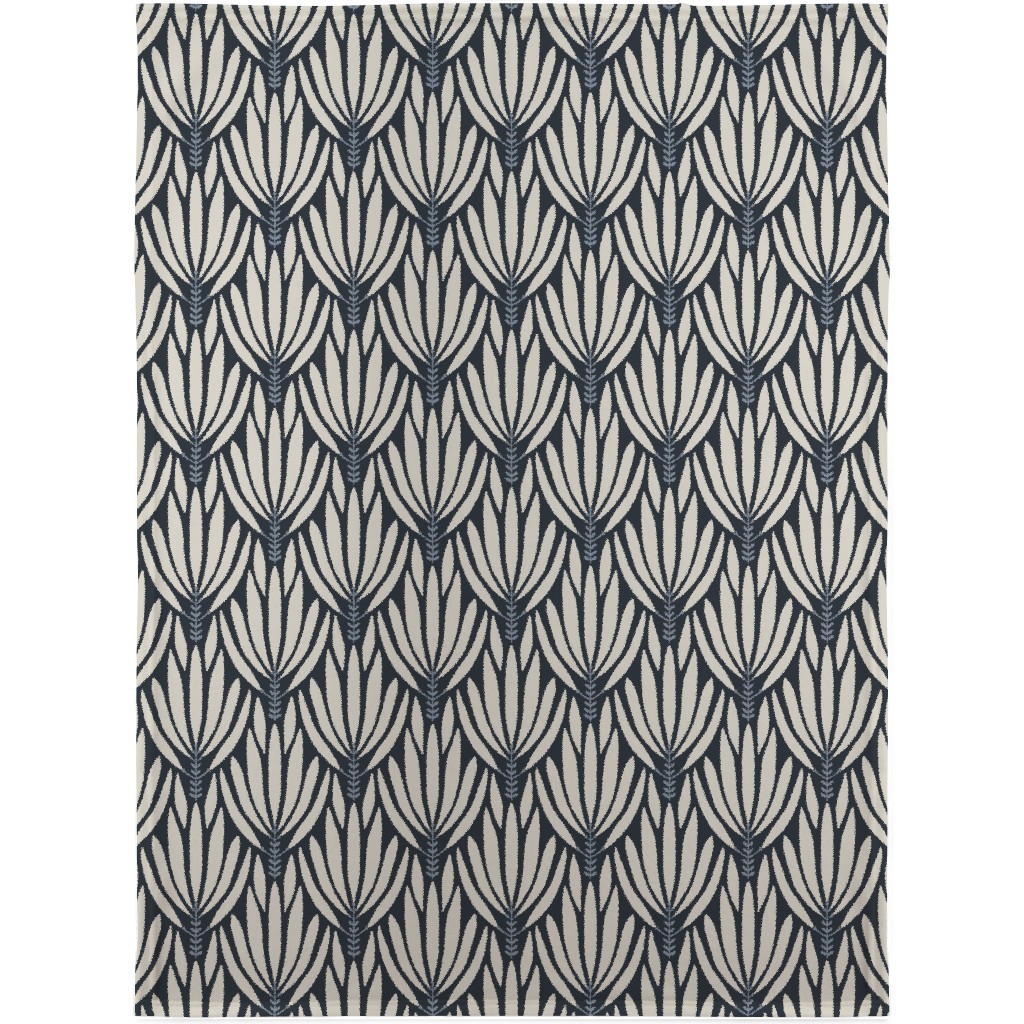 Cleopatra - Beige Blanket, Fleece, 30x40, Blue
