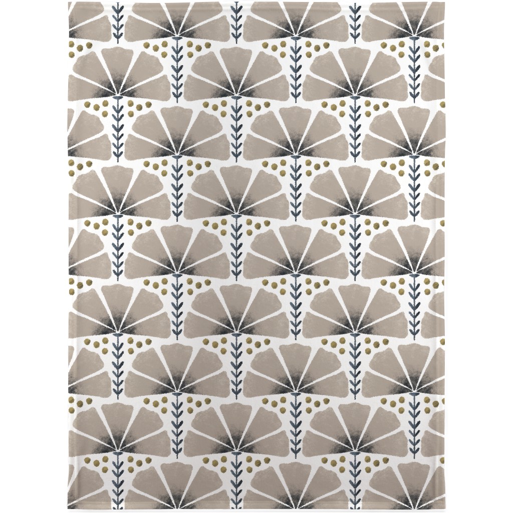 Juliet - Beige Blanket, Fleece, 30x40, Beige, Pearl