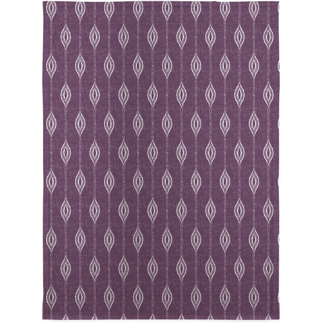 Diamant - Eggplant Blanket, Fleece, 30x40, Purple, Purple