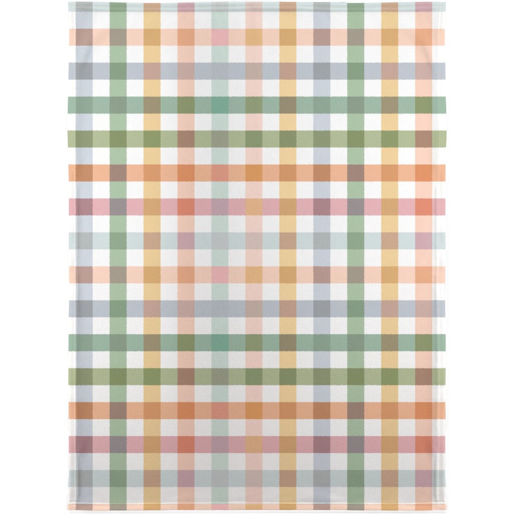 Gingham Picnic - Multi Blanket, Fleece, 30x40, Multicolor