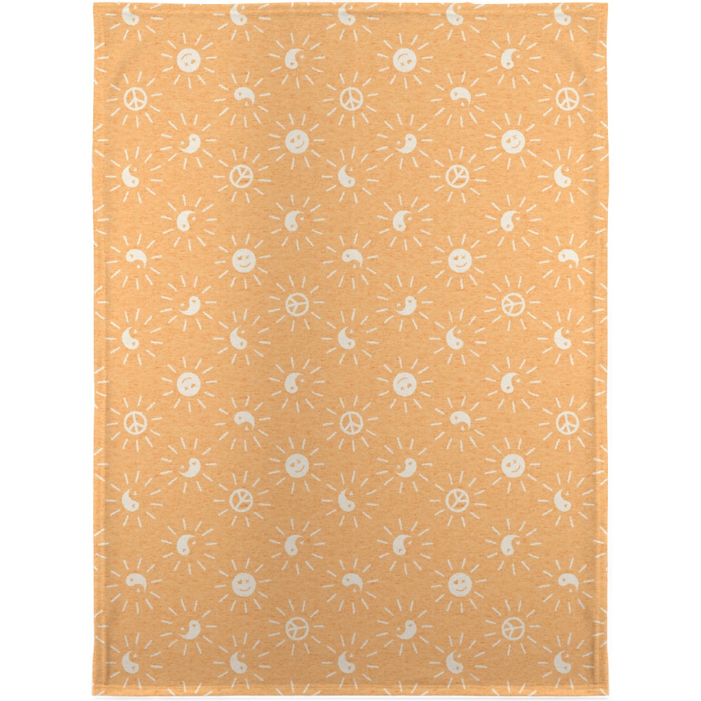 Cool Vibes Blanket, Fleece, 30x40, Yellow, Champagne