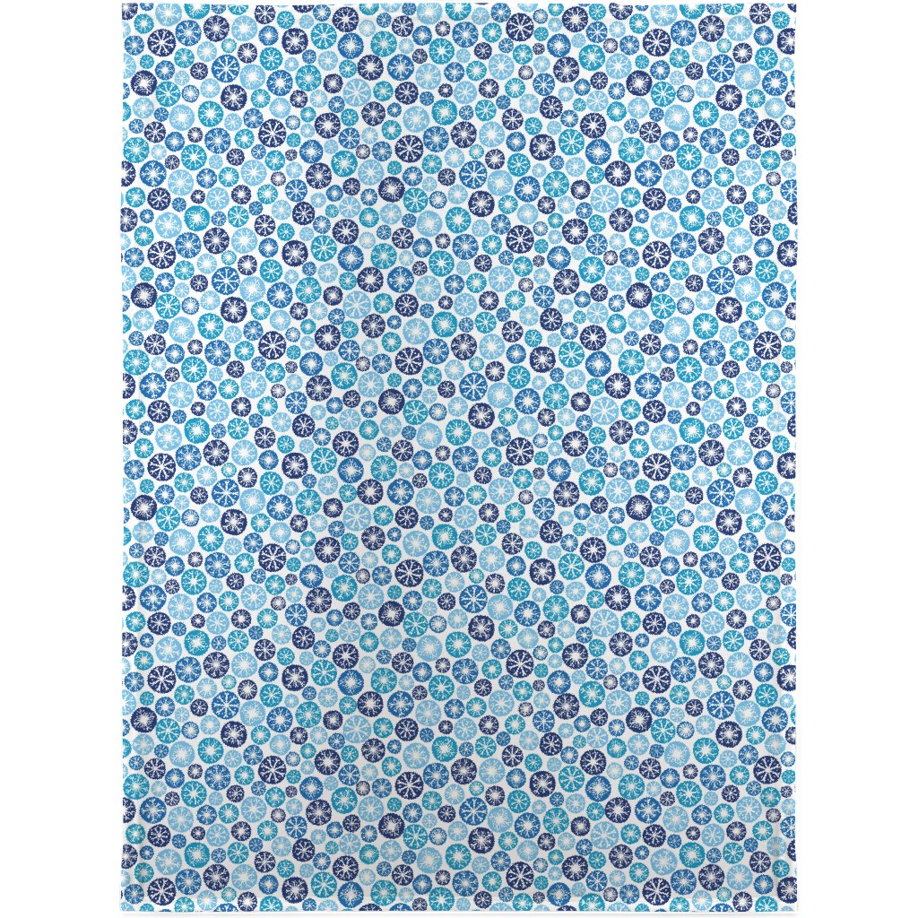 Snow Daze Blanket, Fleece, 30x40, Blue, Bluebird