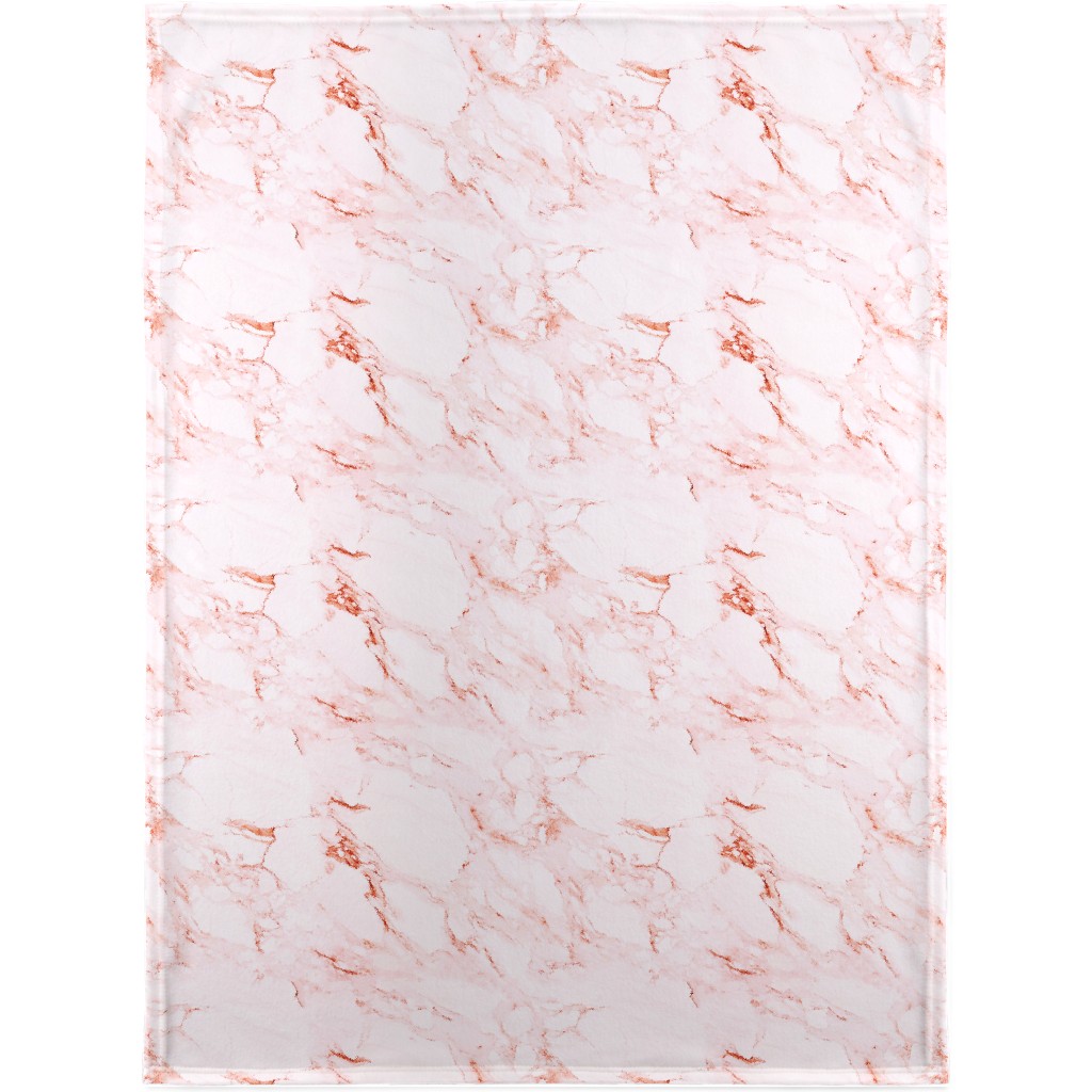 Marble - Blush Blanket, Fleece, 30x40, Pink, Bright Pink