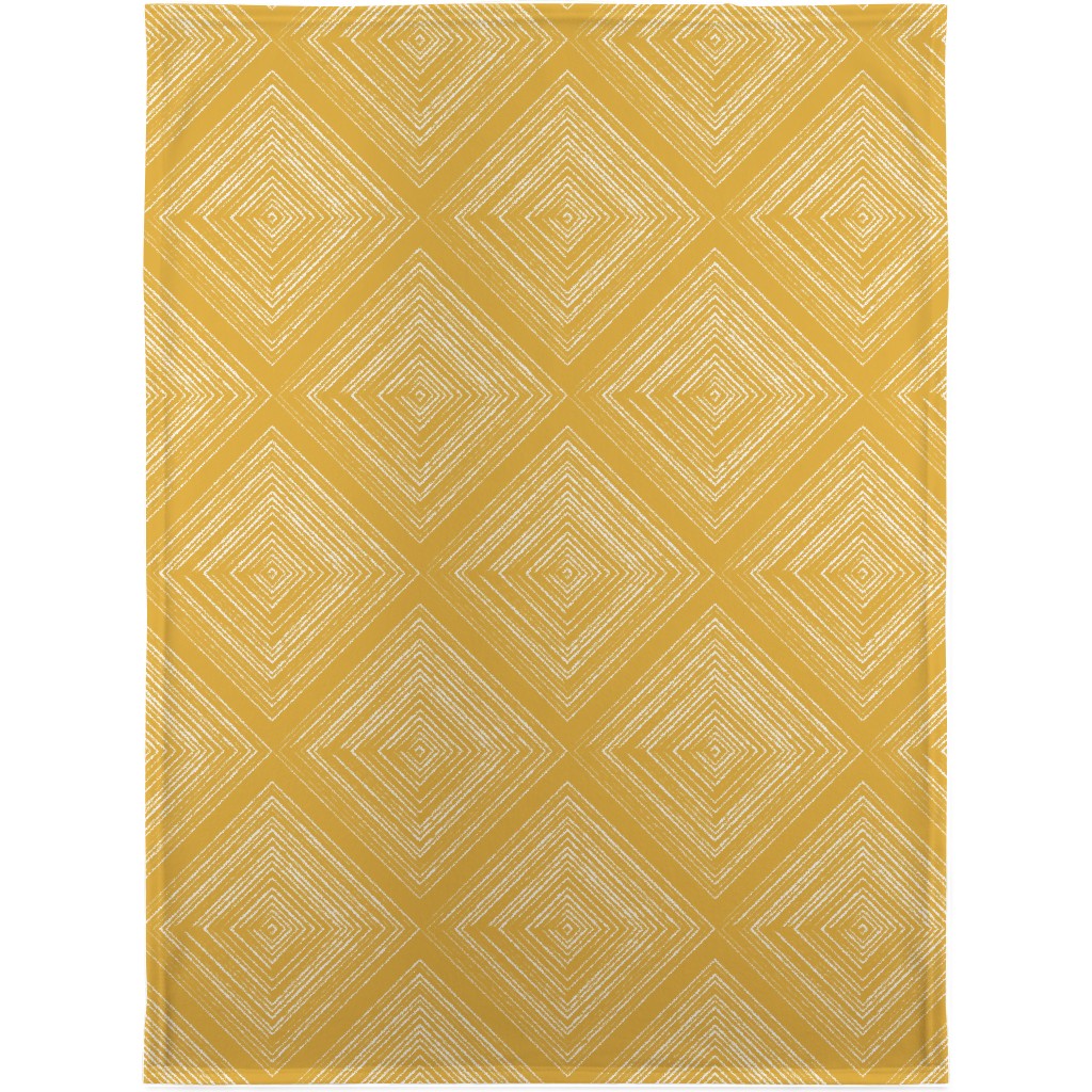 Modern Farmhouse - Mustard Blanket, Fleece, 30x40, Yellow, Classic Yellow