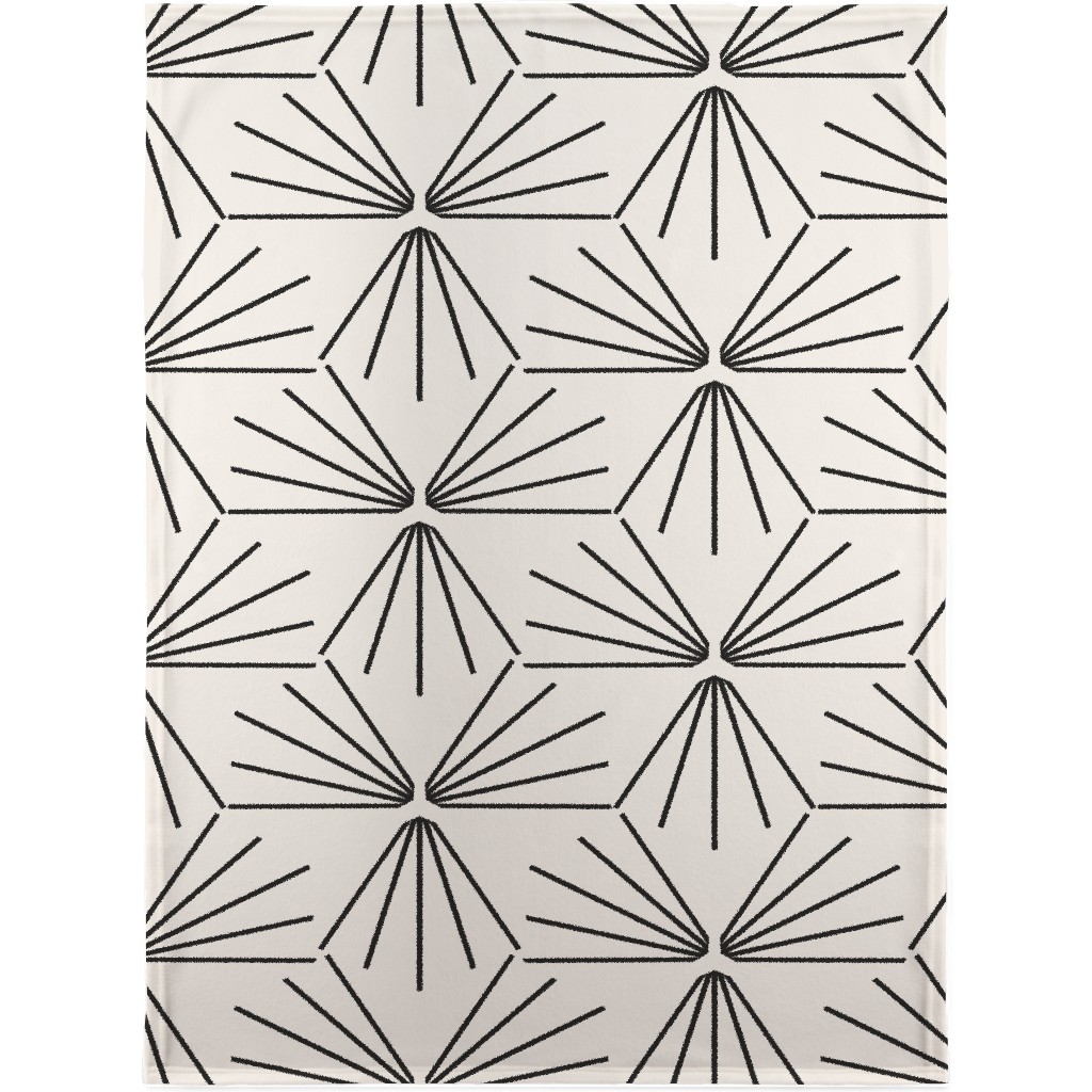 Sun Tile - Neutral Blanket, Fleece, 30x40, Beige, Pearl