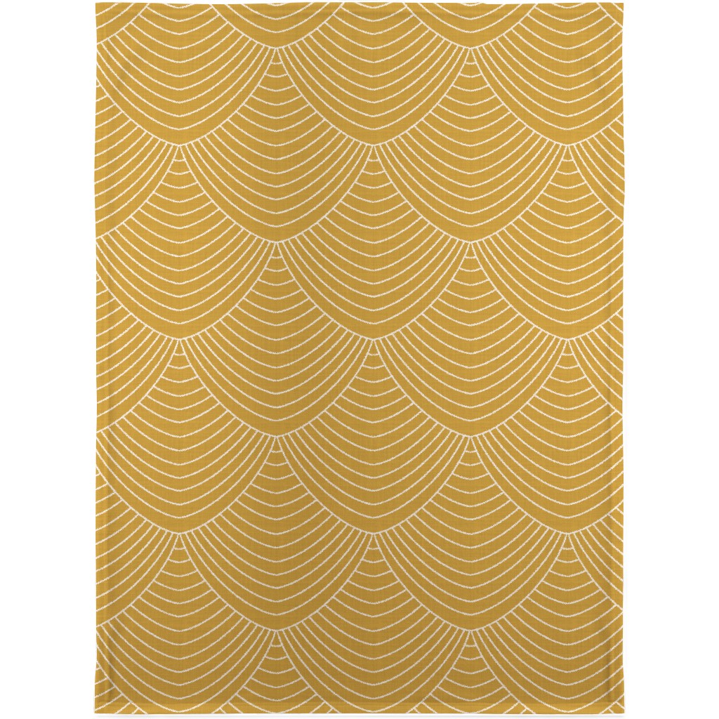 Gabrielle - Yellow Blanket, Plush Fleece, 30x40, Yellow