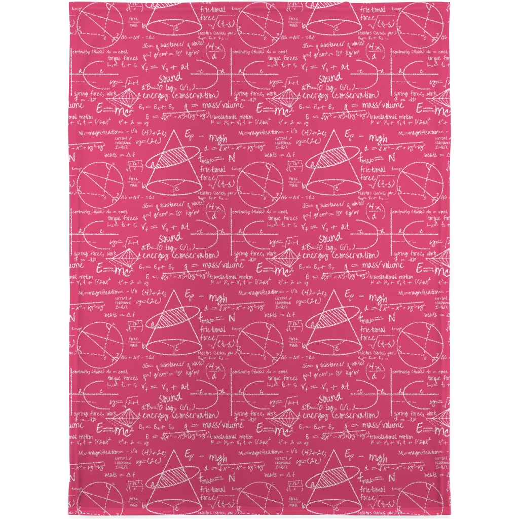Common Equations Blanket, Sherpa, 30x40, Pink, Begonia