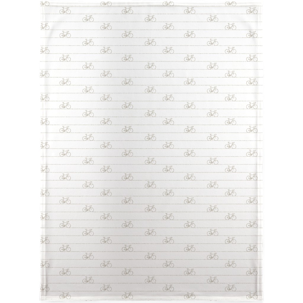 Biking Blanket, Sherpa, 30x40, White
