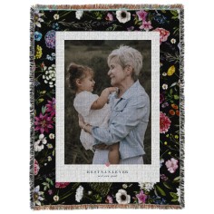 Moody Floral Frame