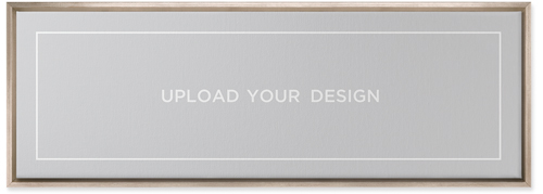 Upload Your Own Design Landscape Wall Art, Metallic, Single piece, Canvas, 12x36, Multicolor