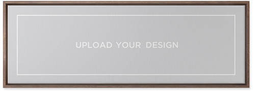 Upload Your Own Design Landscape Wall Art, Walnut, Single piece, Canvas, 12x36, Multicolor