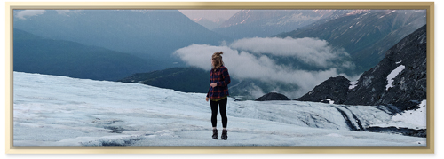 Photo Gallery Square Wall Art, Gold, Single piece, Canvas, 12x36, Multicolor, multi