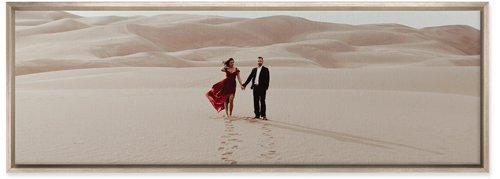 Photo Gallery Pano Wall Art, Metallic, Single piece, Canvas, 12x36, Multicolor
