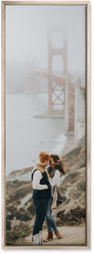 Photo Gallery Portrait Wall Art, Metallic, Single piece, Canvas, 12x36, Multicolor