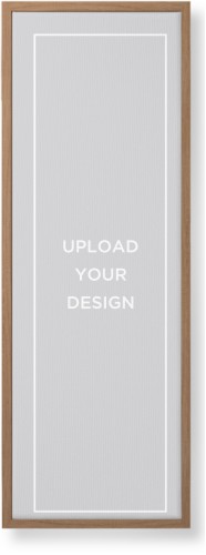 Upload Your Own Design Wall Art, Natural, Single piece, Canvas, 12x36, Multicolor