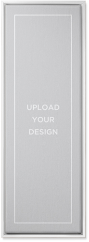 Upload Your Own Design Wall Art, White, Single piece, Canvas, 12x36, Multicolor, multi