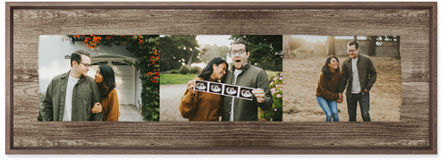 Countryside Pano Wall Art, Walnut, Single piece, Canvas, 12x36, Brown, wood