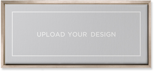 Upload Your Own Design Landscape Wall Art, Metallic, Single piece, Canvas, 10x24, Multicolor
