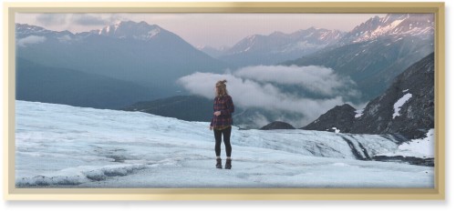 Photo Gallery Square Wall Art, Gold, Single piece, Canvas, 10x24, Multicolor