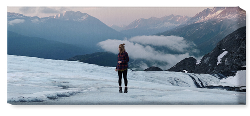 Photo Gallery Square Wall Art, No Frame, Single piece, Canvas, 10x24, Multicolor