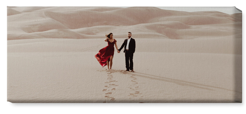 Photo Gallery Pano Wall Art, No Frame, Single piece, Canvas, 10x24, Multicolor