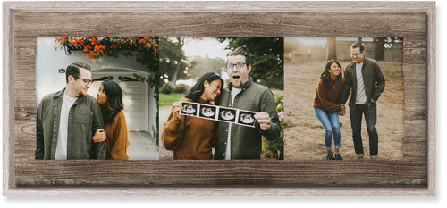 Countryside Pano Wall Art, Rustic, Single piece, Canvas, 10x24, Brown, wood