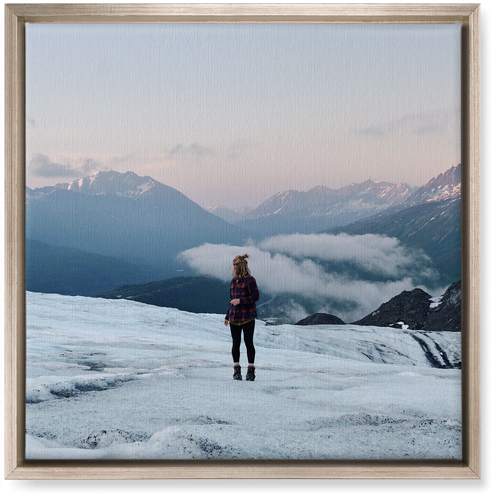 Photo Gallery Square Wall Art, Metallic, Single piece, Canvas, 16x16, Multicolor