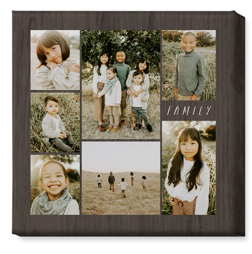 Lucky Seven Wall Art, No Frame, Single piece, Canvas, 16x16, Multicolor