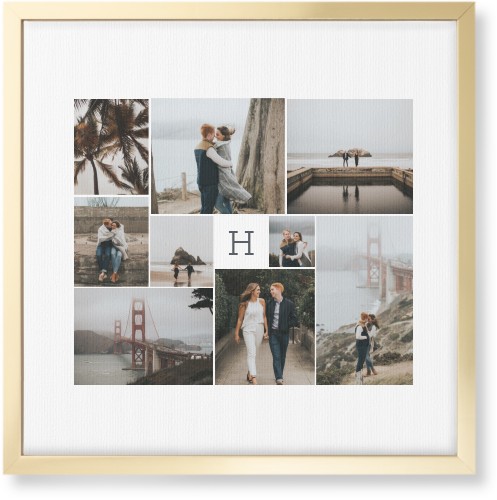 Nine Lives Wall Art, Gold, Single piece, Canvas, 16x16, Multicolor, multi