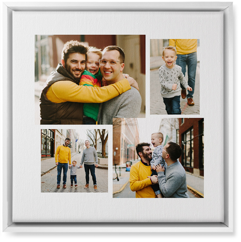 Connect Four Wall Art, White, Single piece, Canvas, 16x16, White, white