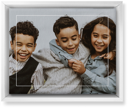 Floating Frame Wall Art, White, Single piece, Canvas, 8x10, White, white