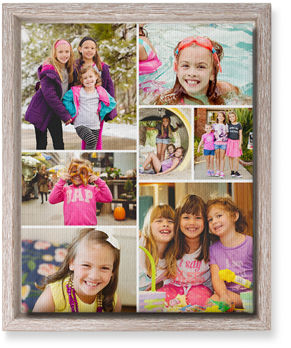 Gallery of Seven Wall Art, Rustic, Single piece, Canvas, 8x10, Multicolor, multi