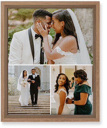 Gallery of Three Portrait Wall Art, Natural, Single piece, Canvas, 8x10, Multicolor
