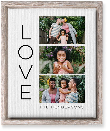 Vertical Letters Wall Art, Rustic, Single piece, Canvas, 8x10, Multicolor, multi